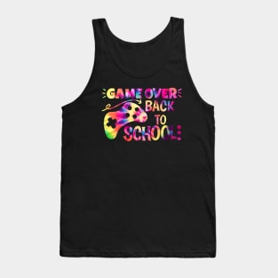 Game Over Back To School, First Day Of School Outfit Tank Top